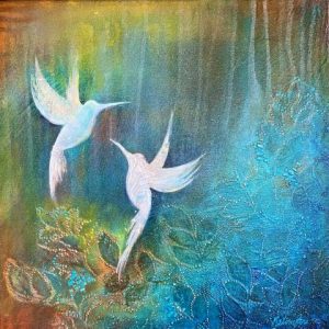 Duet (ii) - a painting by Malini Parker