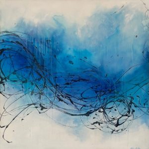 Discovering Stillness - a painting by Malini Parker