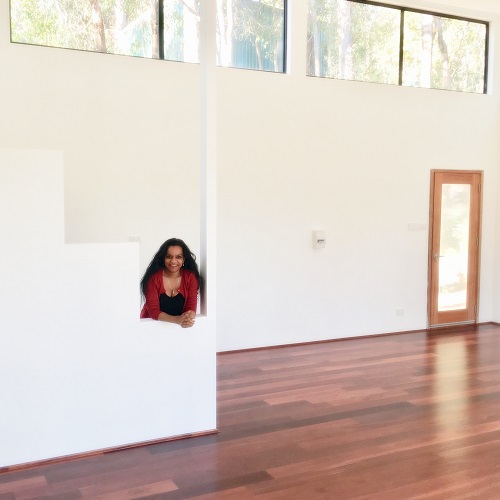 Malini in new studio Malini in new studio