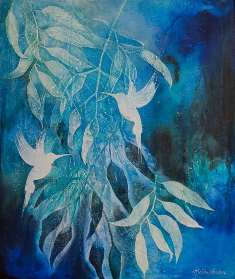 In the Pale Moonlight - a painting by Malini Parker