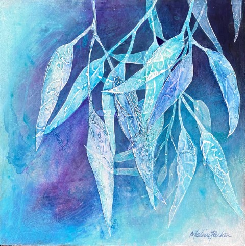 Ghostly Gums - a painting by Malini Parker