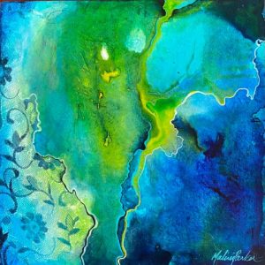 Verdant View (ii) - a painting by Malini Parker
