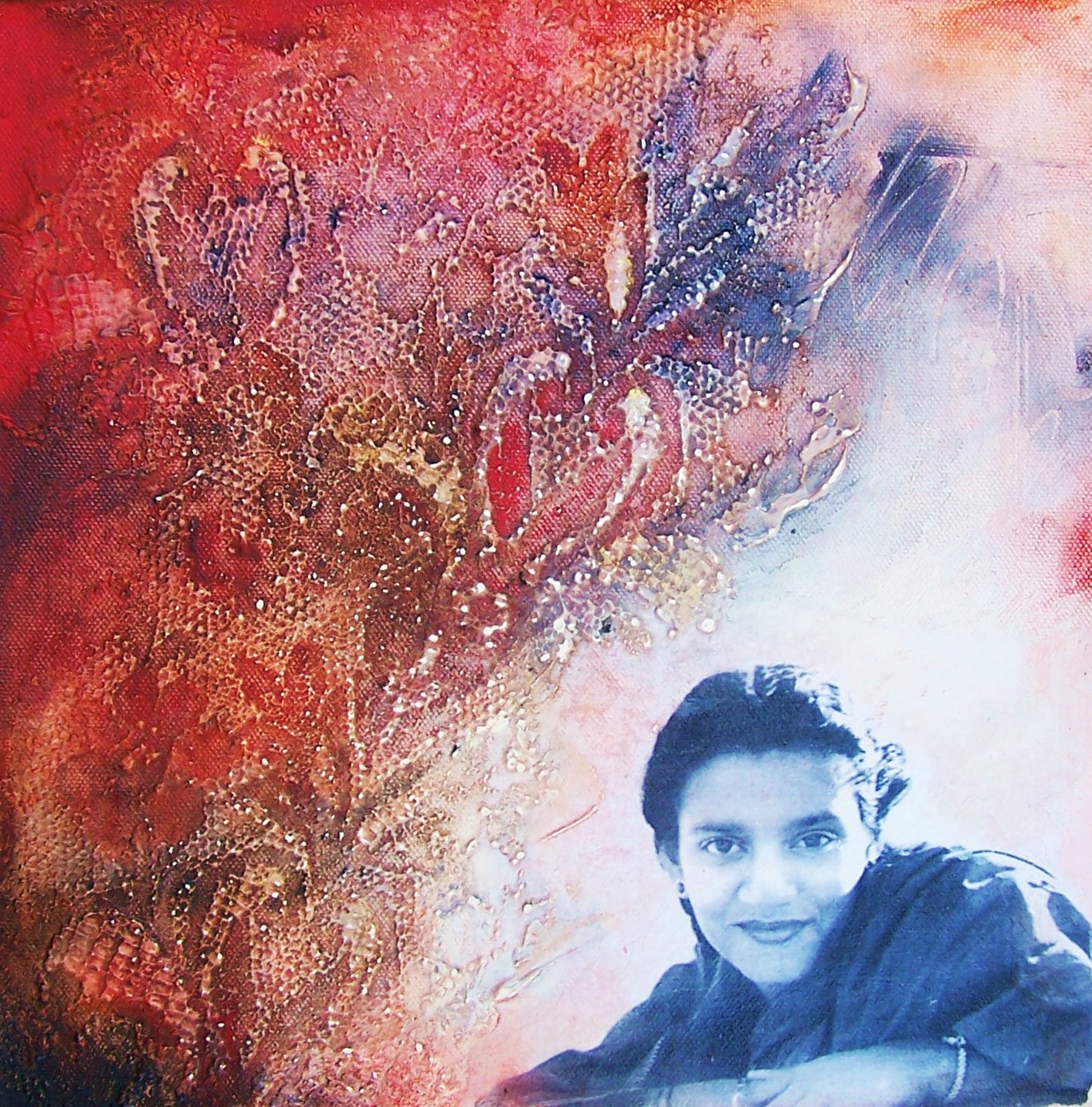 mum with lace texture mum with lace texture